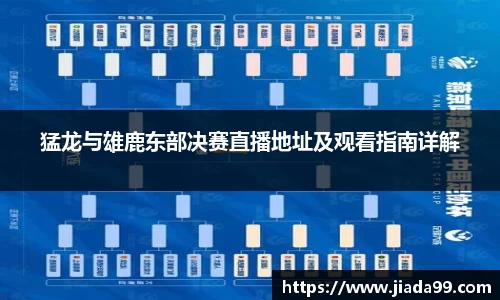 猛龙与雄鹿东部决赛直播地址及观看指南详解
